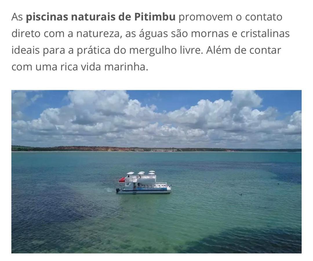 Casa De Praia Pitimbu Питимбу Экстерьер фото